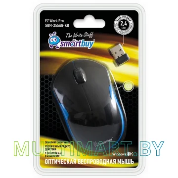 Мышь Smartbuy 355AG Black/Blue (SBM-355AG-KB) картинка 3